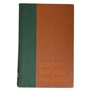 VTG 1963 "Biology Teacher Handbook" by Joseph Scawb Third Edition HC Textbook